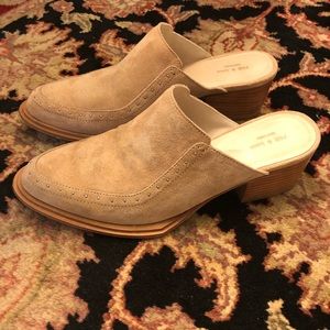 Rag & Bone suede mules